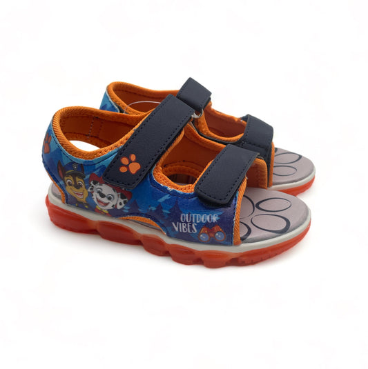 Sandales Eclairantes Orange Pat Patrouille Garçon "OutDoor Vibes" -Enfant