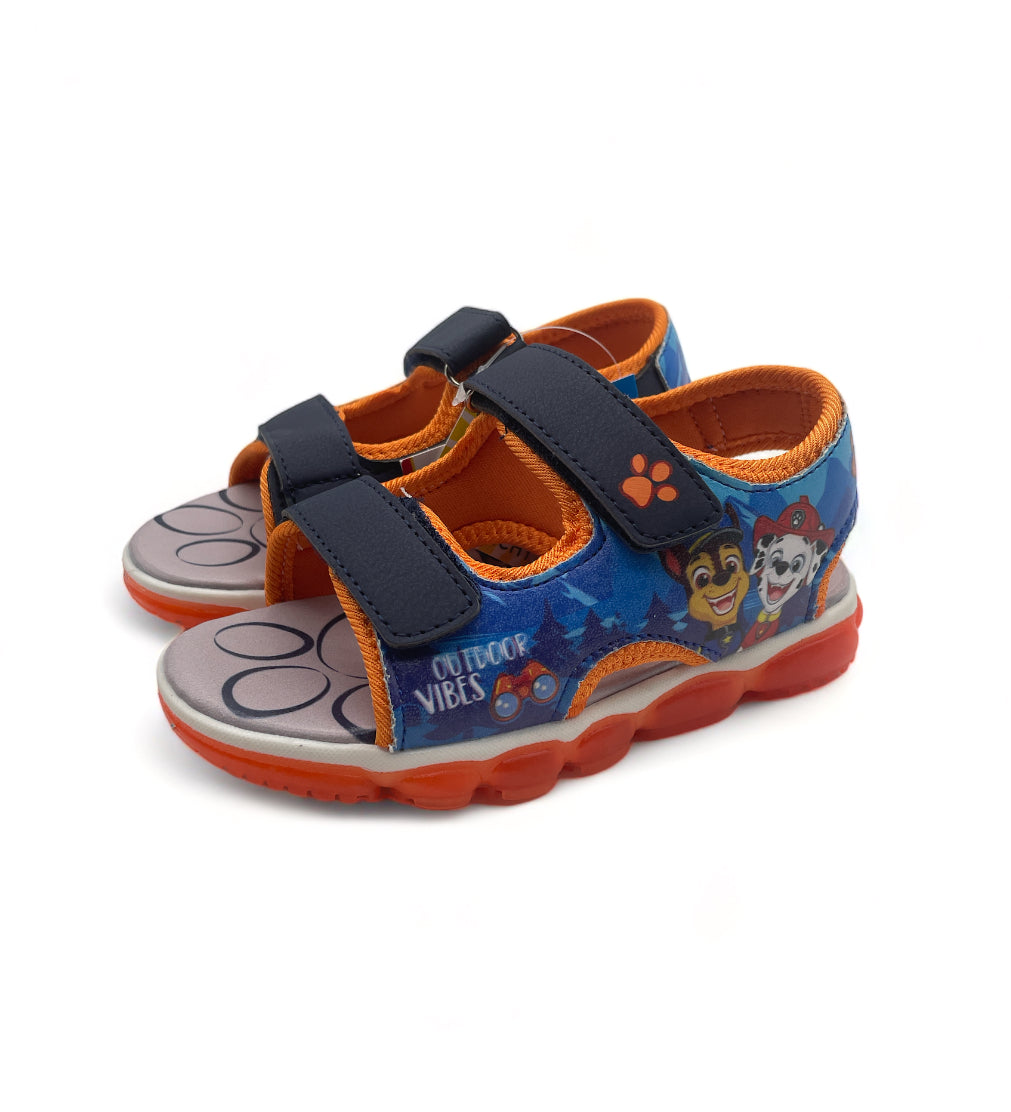 Sandales Eclairantes Orange Pat Patrouille Garçon "OutDoor Vibes" -Enfant