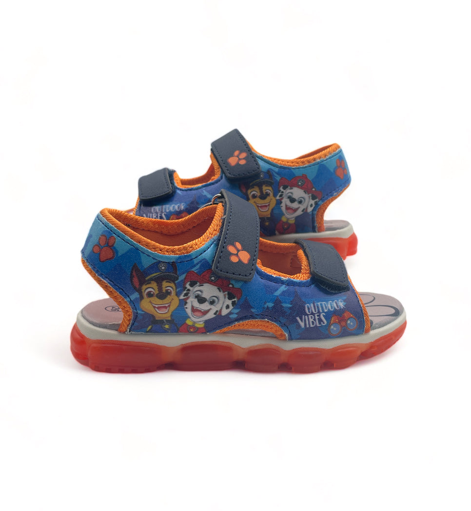 Sandales Eclairantes Orange Pat Patrouille Garçon "OutDoor Vibes" -Enfant