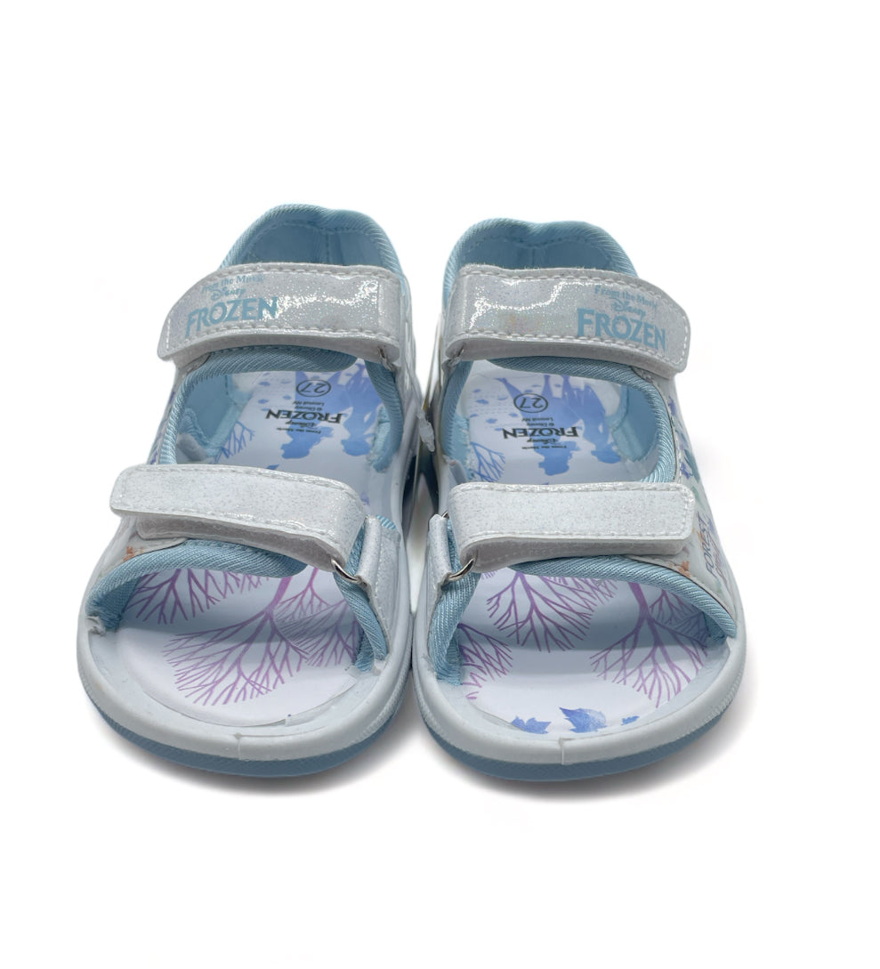 Sandales Eclairante La Reine des Neiges Bleu Glacial crème - Enfant