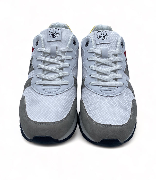 Basket ville Blanche streetwear à bande de marque Patrick - Homme