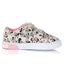 Basket Basse Minnie Fille Rose et Blanche à Scratch –24 au 30