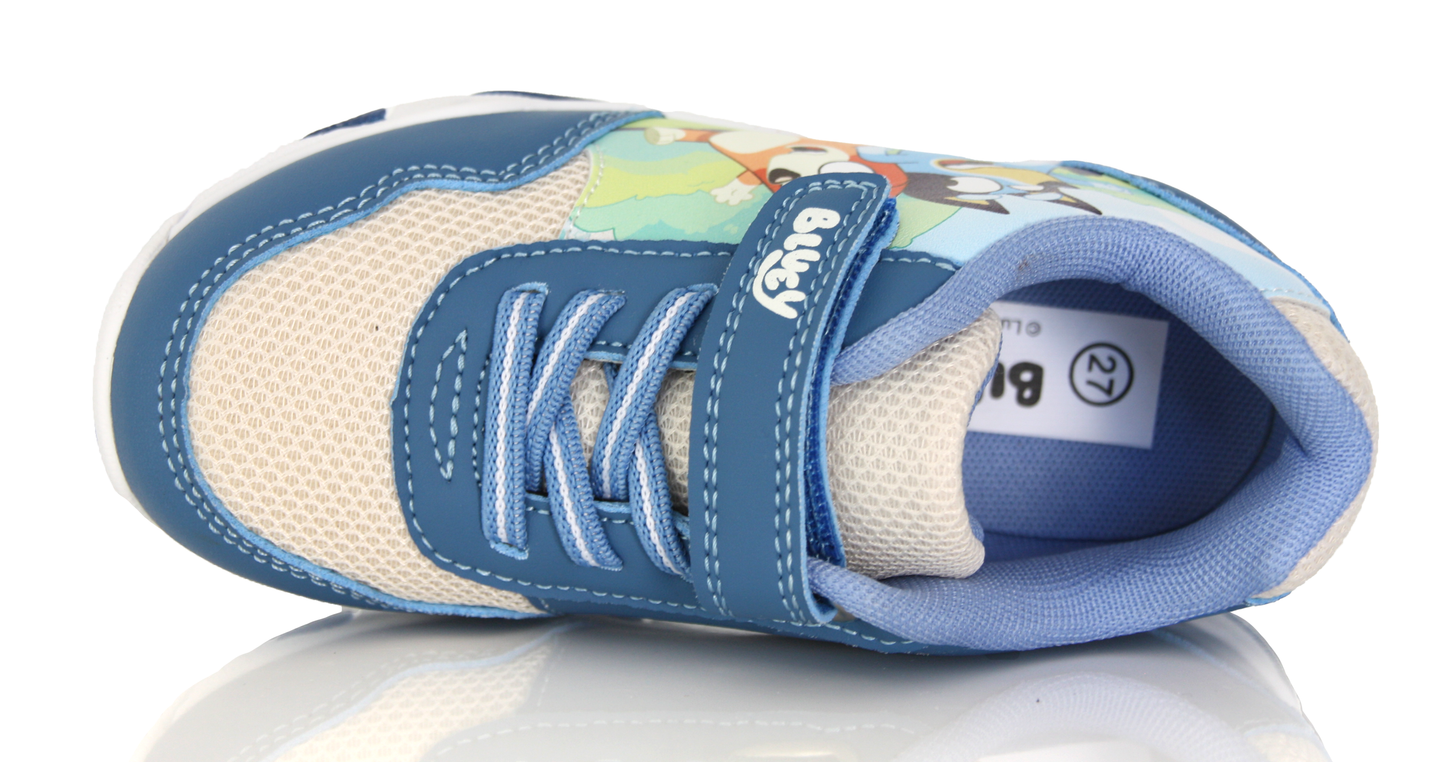 Baskets Enfant Bluey Bleu & Beige