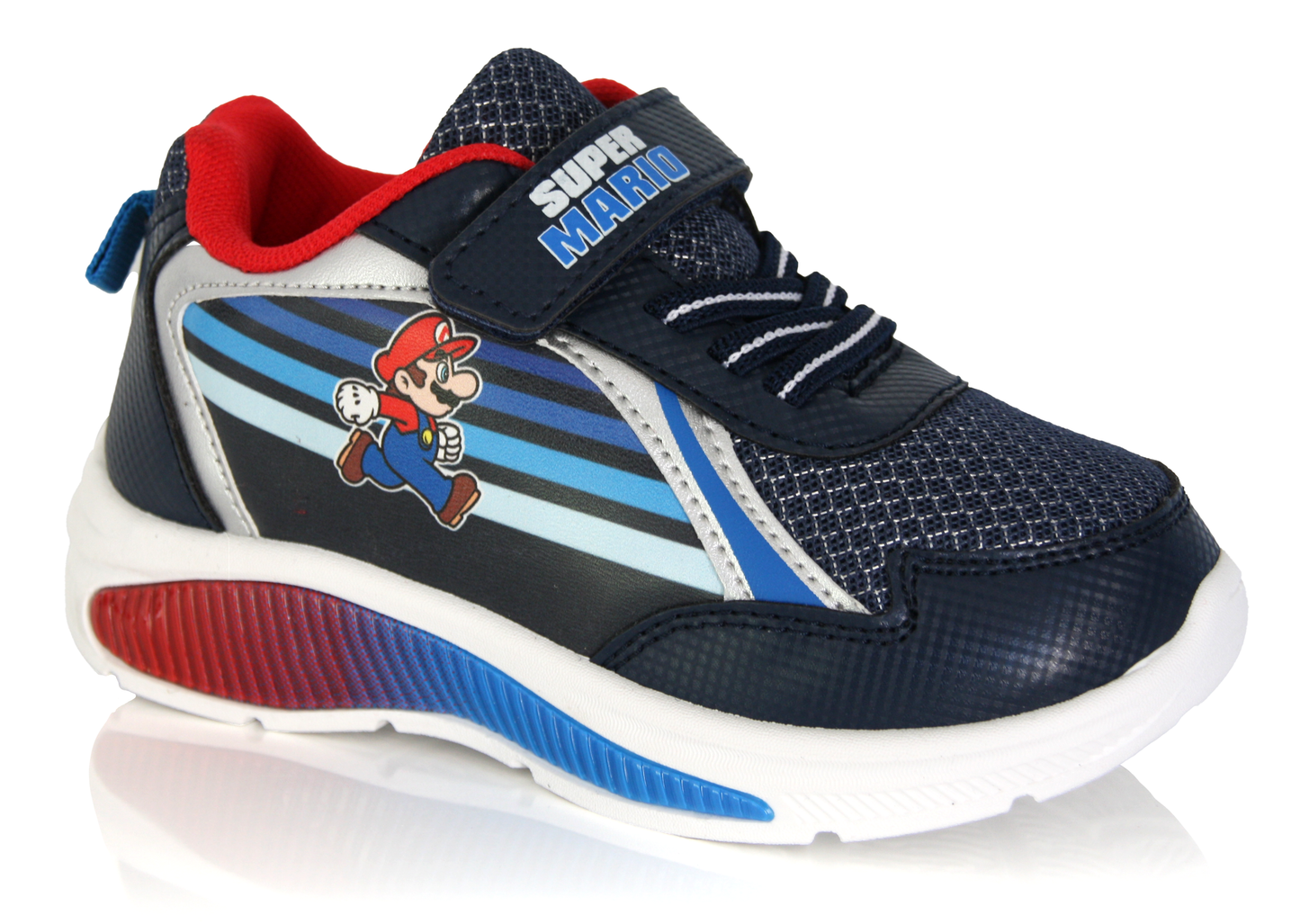 Baskets Enfant Super Mario bleue marine
