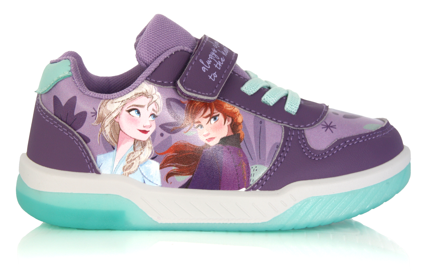 Baskets Fille Disney La Reine des Neiges violette