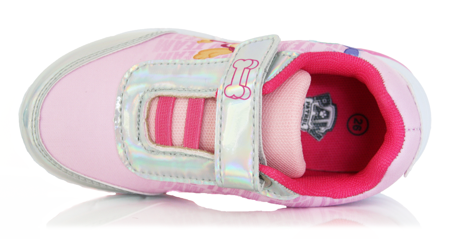 Baskets Fille Pat’ Patrouille Rose Skye & Everest