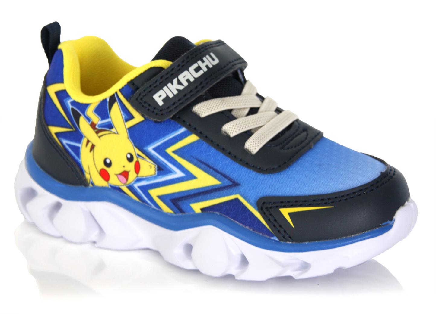 Baskets Enfant Pokémon Pikachu bleu et jaune