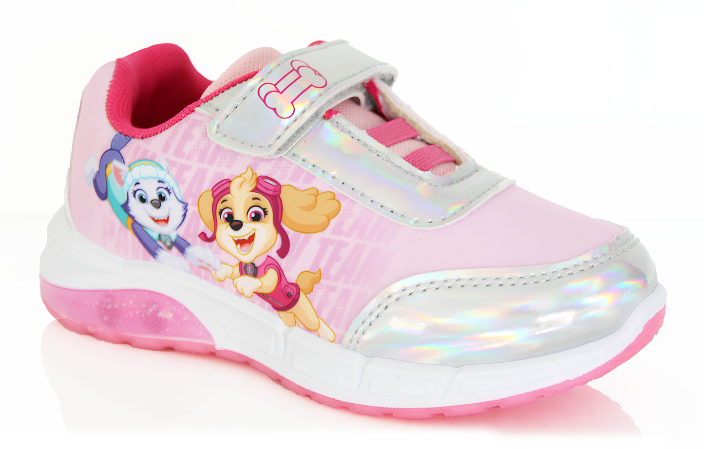 Baskets Fille Pat’ Patrouille Rose Skye & Everest