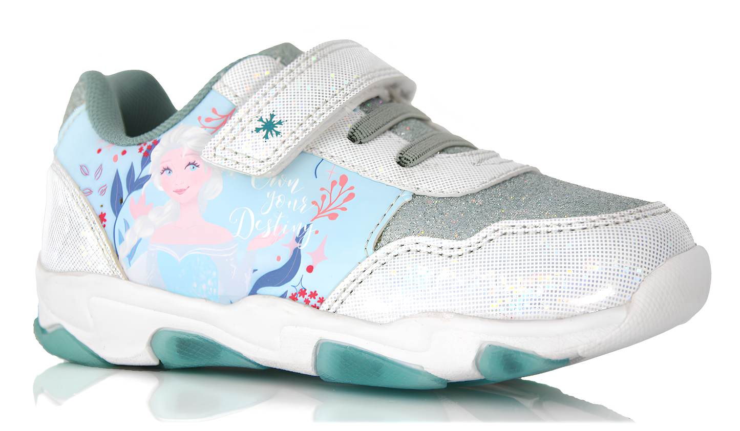 Baskets Fille Frozen Elsa Disney Turquoise