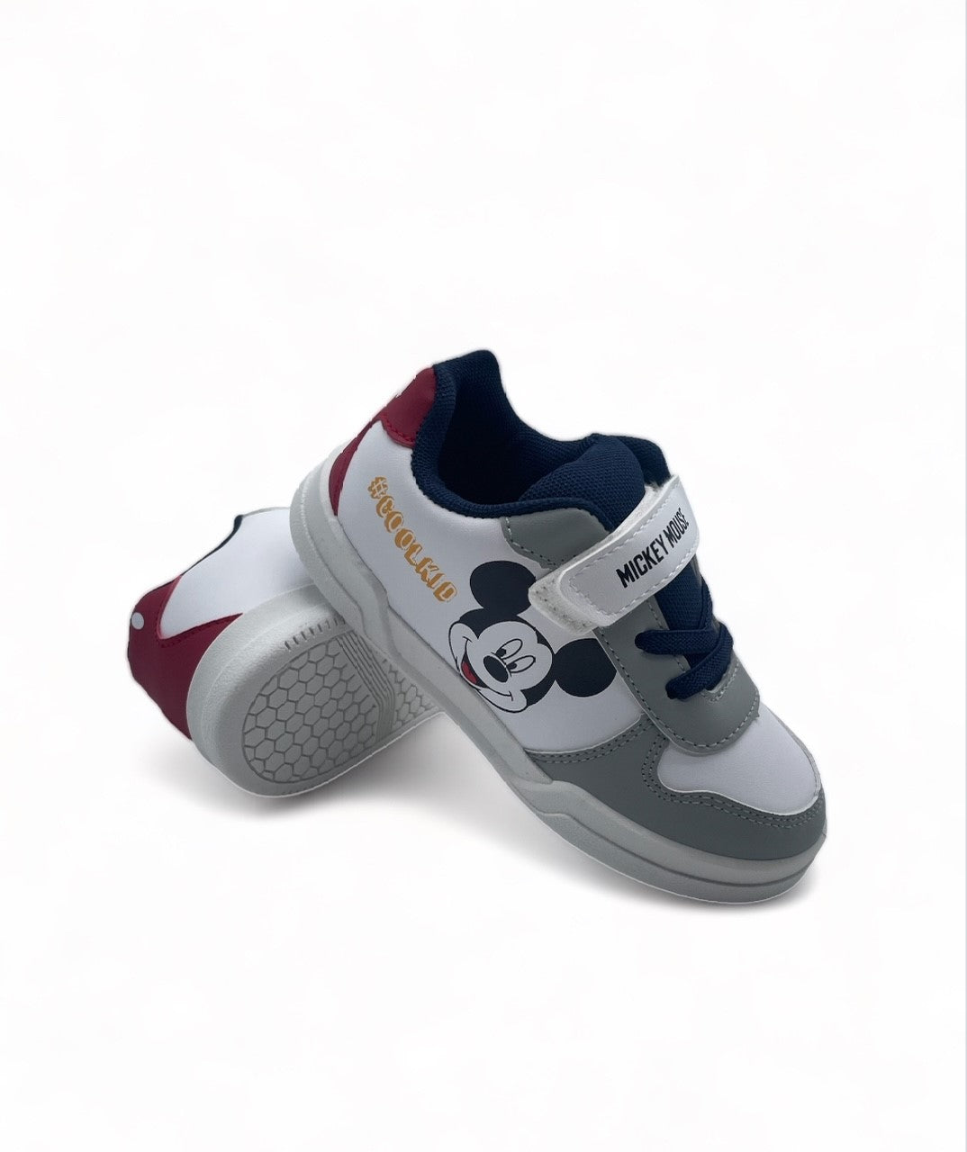 Basket Mickey blanche pour enfant - Unisexe