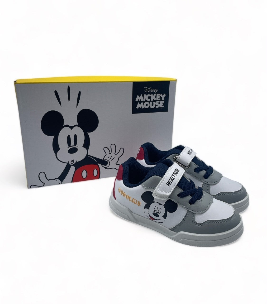 Basket Mickey blanche pour enfant - Unisexe
