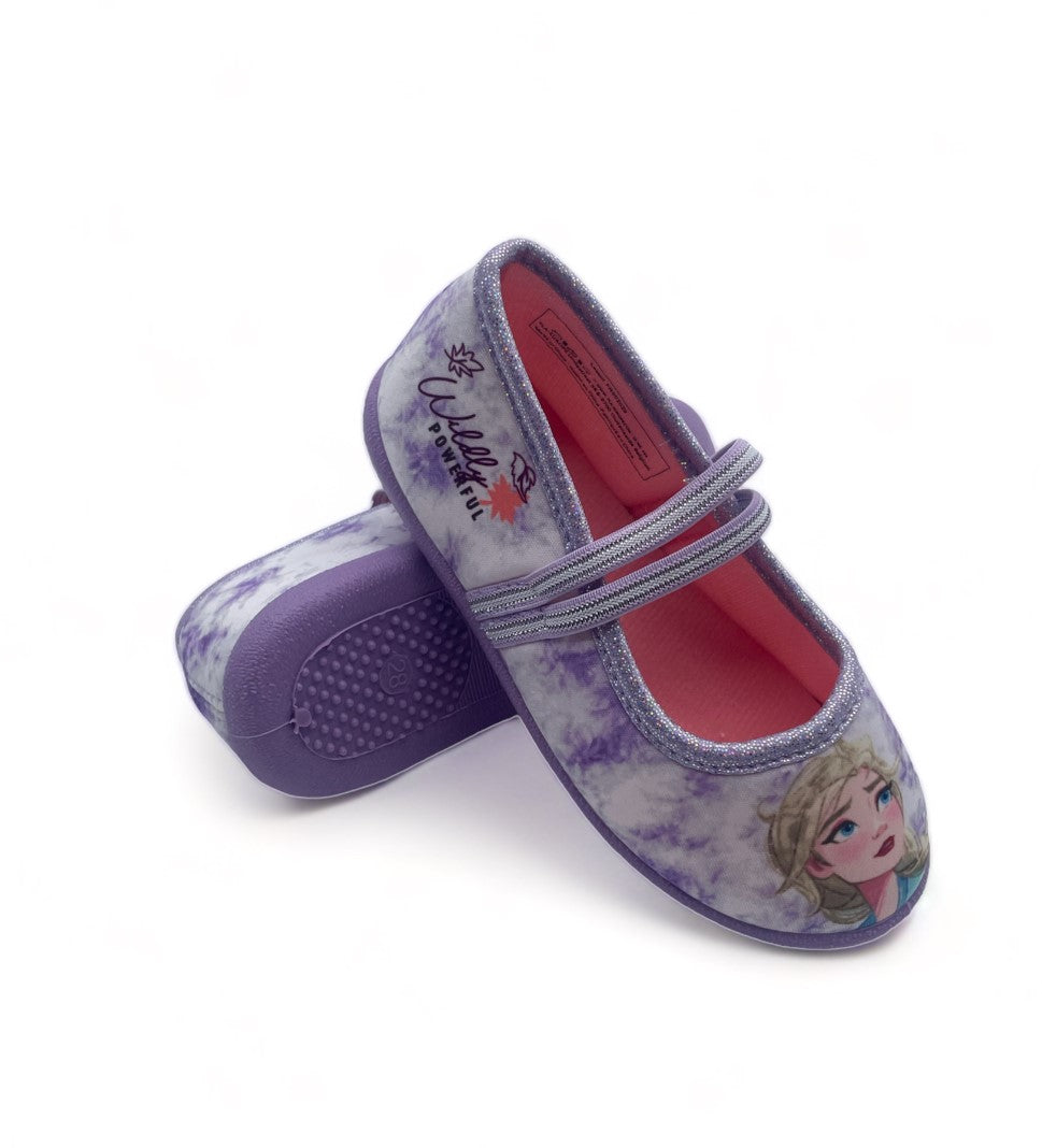 Chaussons la reine des neiges rose style Tie & Dye - Fille