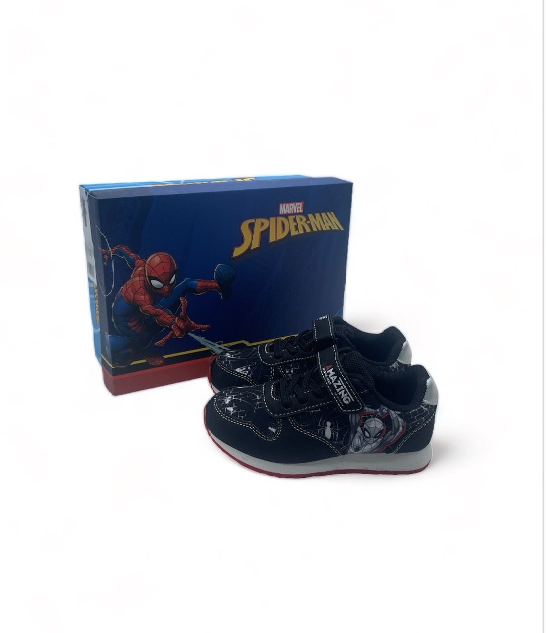 Basket Spider Man noire enfant - Garçon