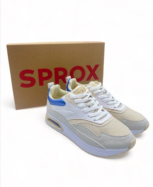 Sneakers Sprox Blanche et Crème Unisexe