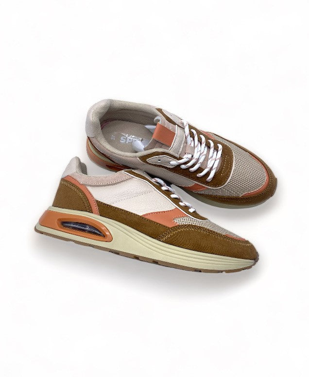 Basket Sprox Marron de sport et de ville à bulle - Femme