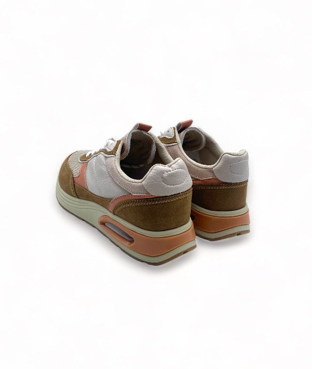 Basket Sprox Marron de sport et de ville à bulle - Femme