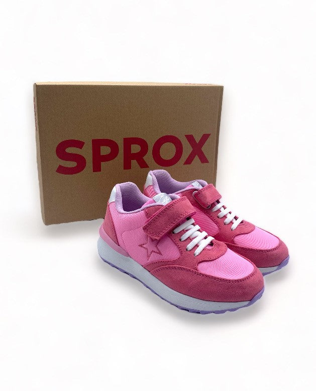Basket rose à scratch Sprox étoilée Enfant - FIlle