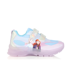 Baskets Fille Frozen Elsa & Anna Bleu, Rose Disney à Scratch