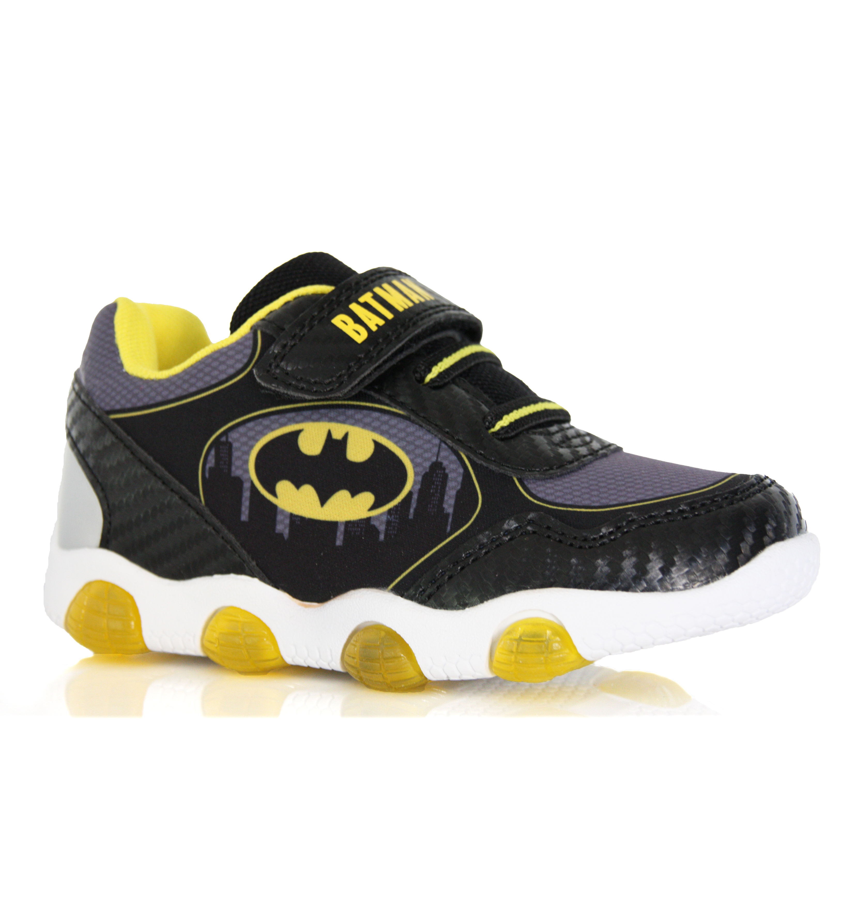 Baskets Enfant Batman Noires & Jaunes Image secondaire du produit