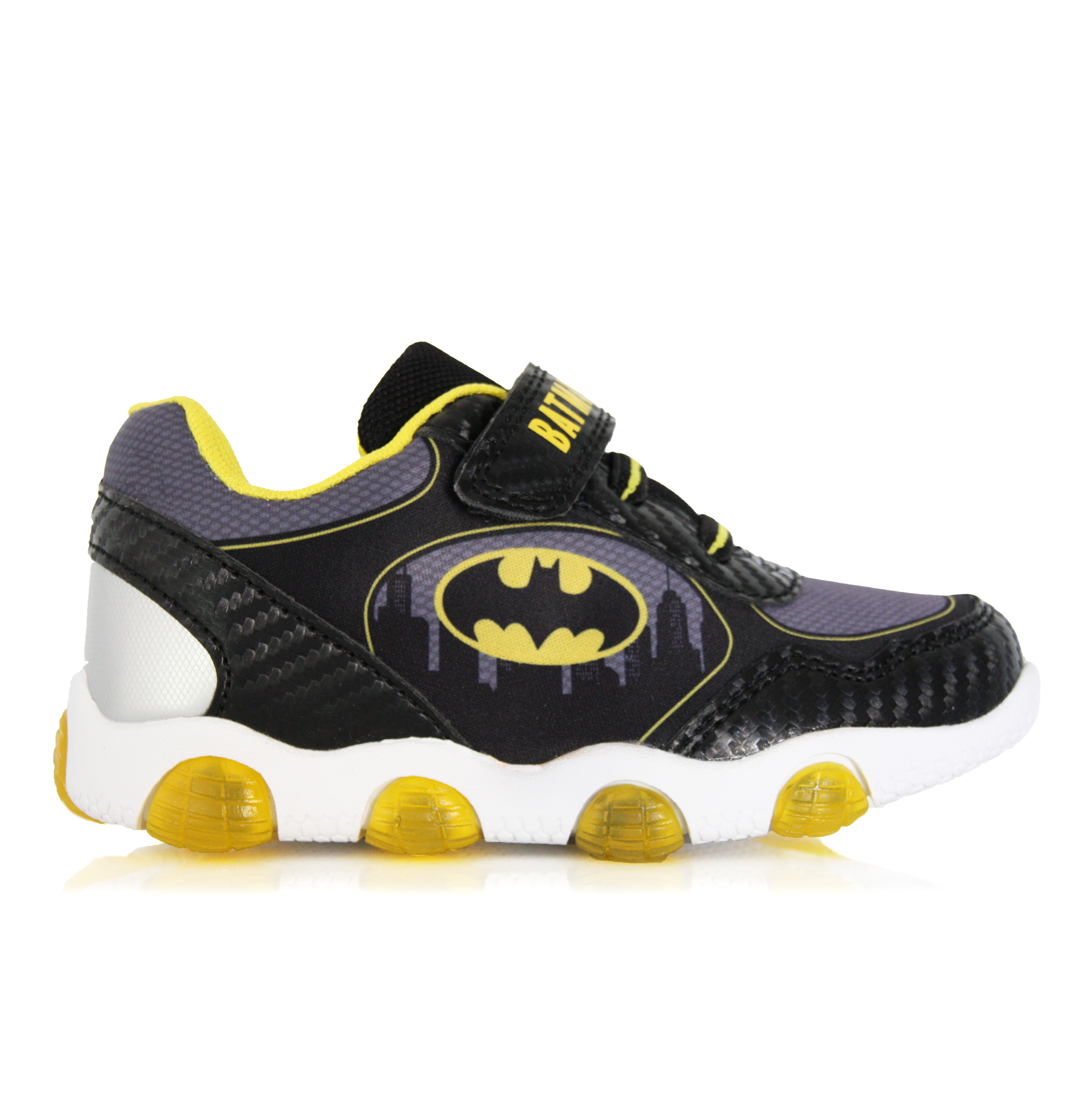 Baskets Enfant Batman Noires & Jaunes Image principale du produit