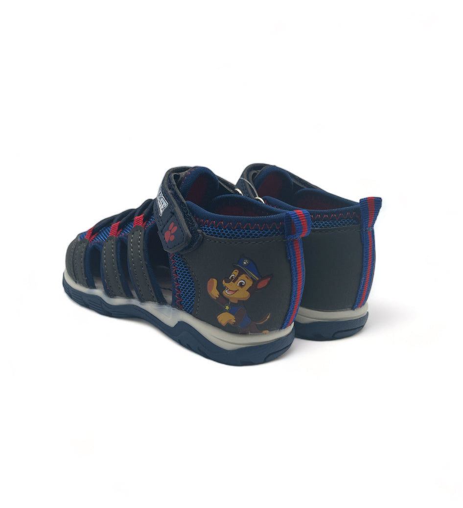 Basket à trous Pat Patrouille Bleu Blanc Rouge garçon - Enfant