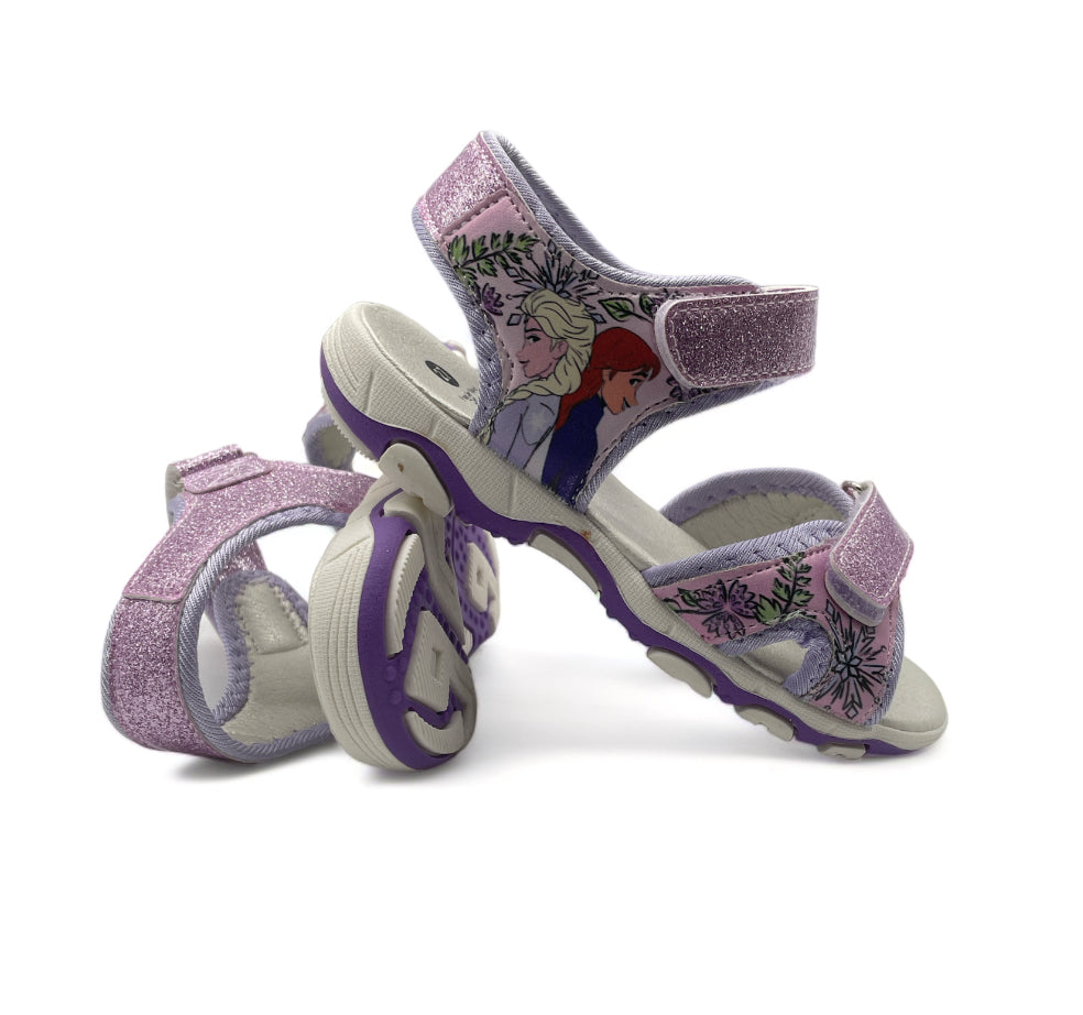 Sandales rose Pailletée La Reine des Neiges Anna pour Fille - Enfant