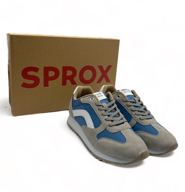 Basket de ville Grise et Bleu marine Sprox - Homme