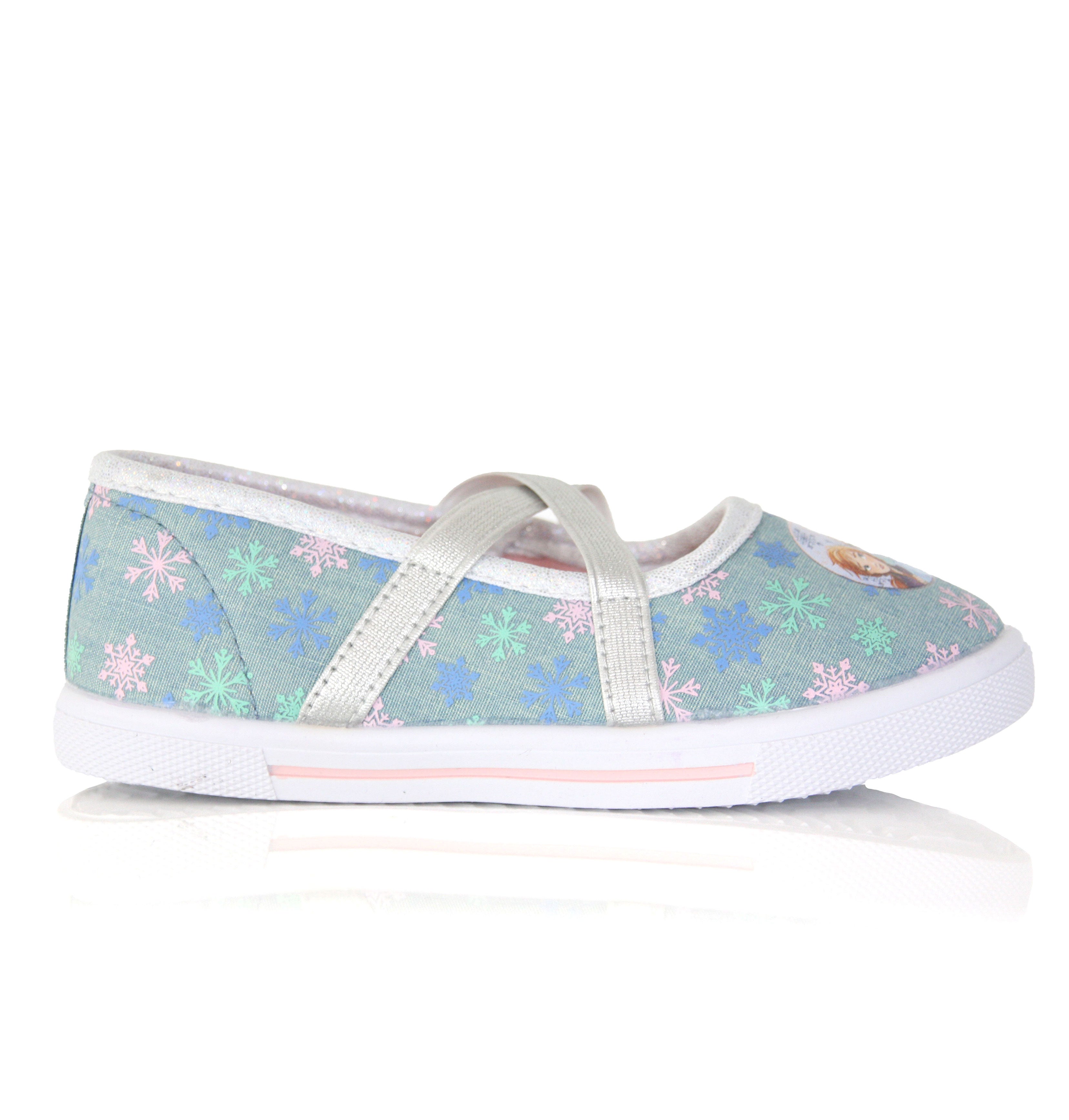Ballerines Reine des Neiges Anna Elsa Fille Bleu 24 au 32