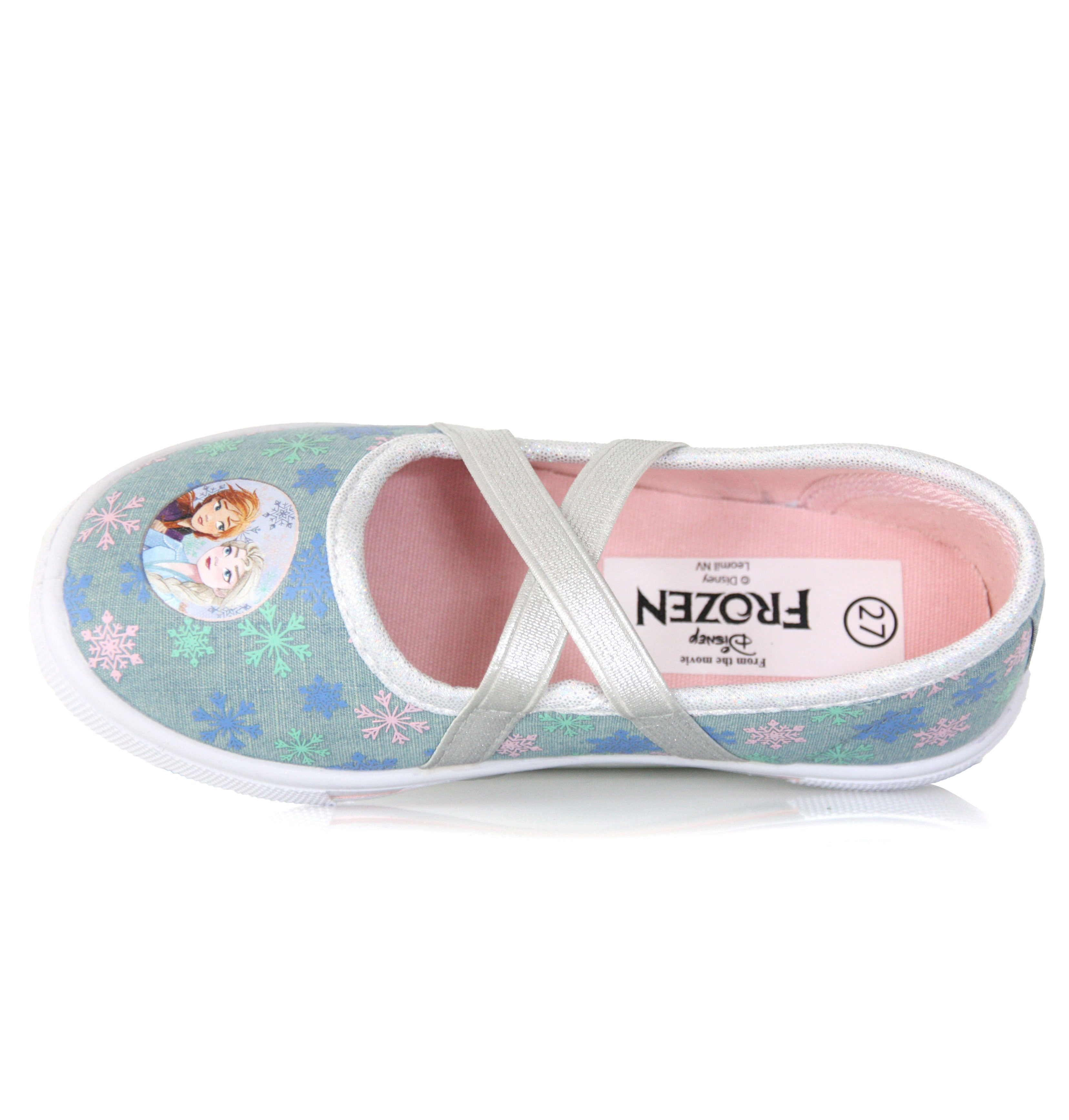 Ballerines Reine des Neiges Anna Elsa Fille Bleu 24 au 32