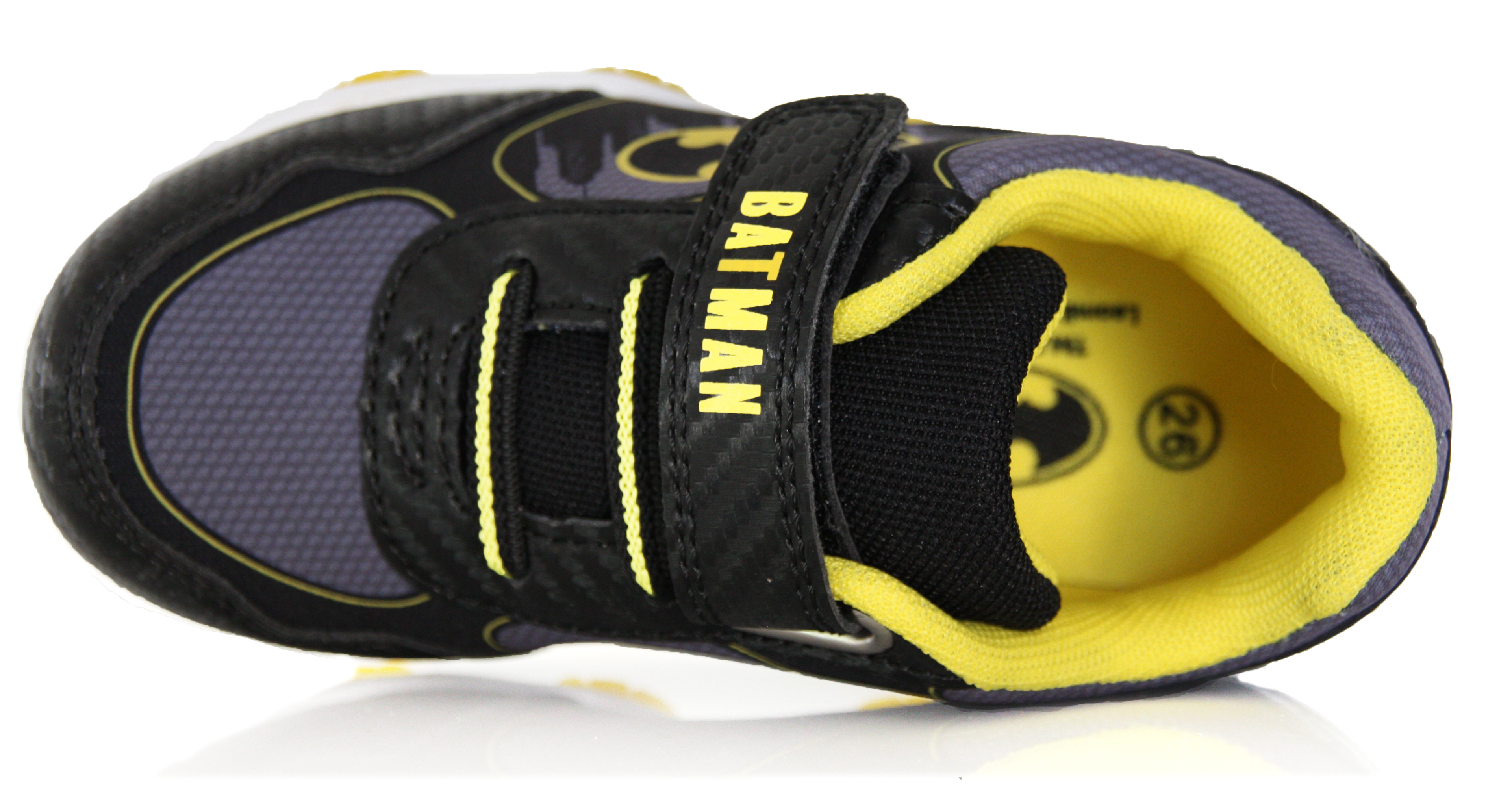 Baskets Enfant Batman Noires & Jaunes