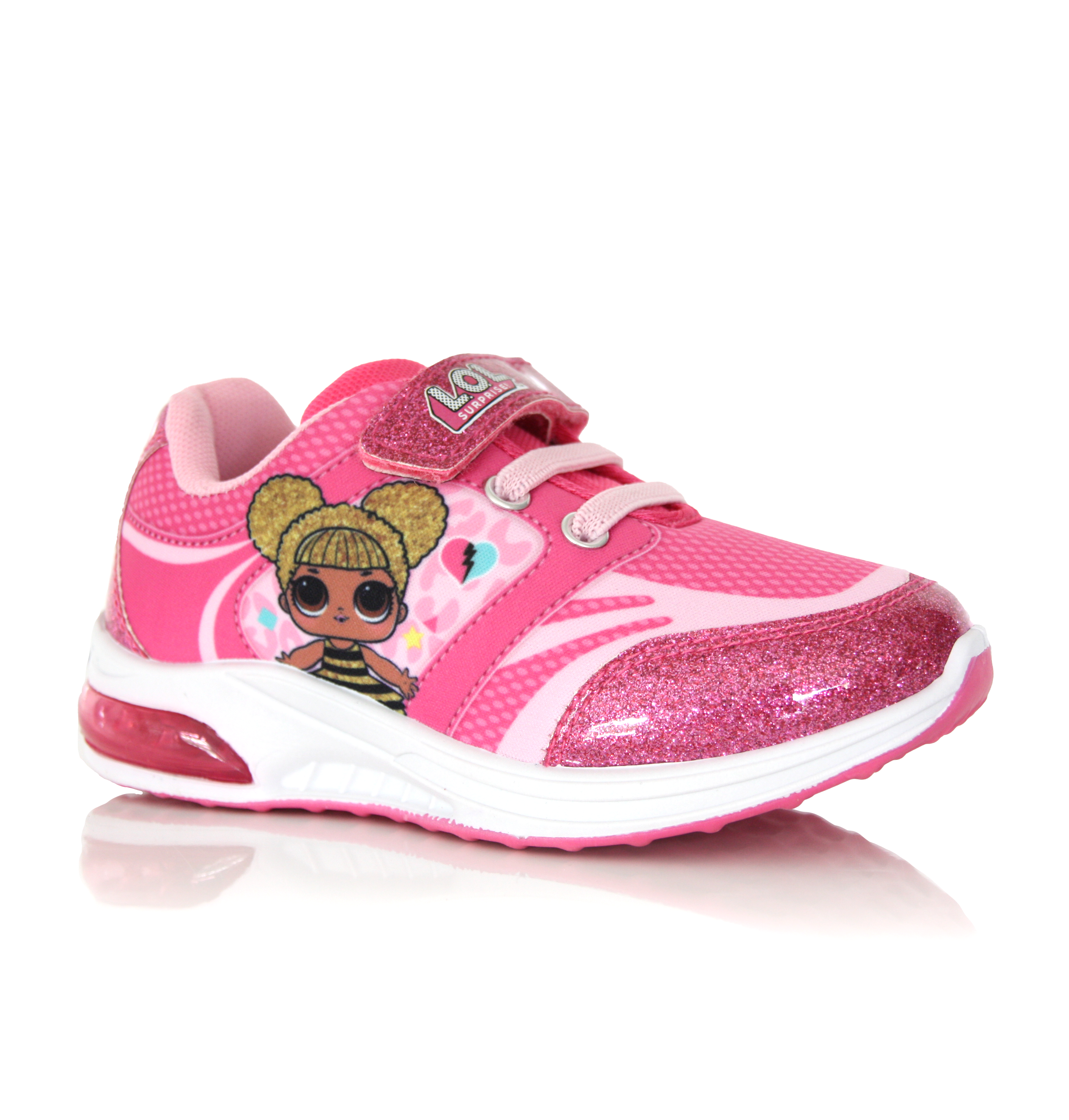 Baskets Enfant LOL Surprise Roses Paillettes & Confort