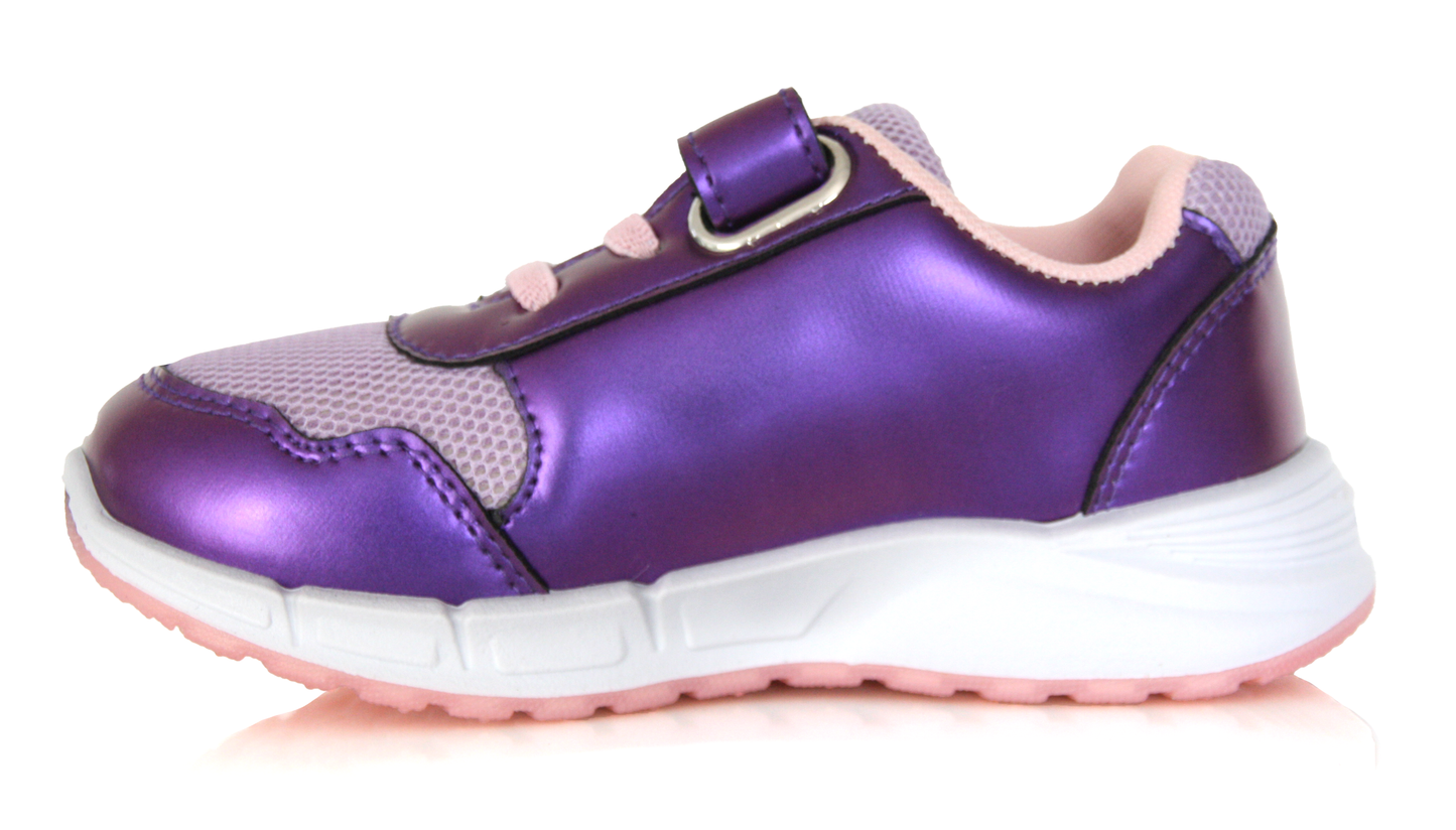 Basket Fille Minnie – Violet Métallisé