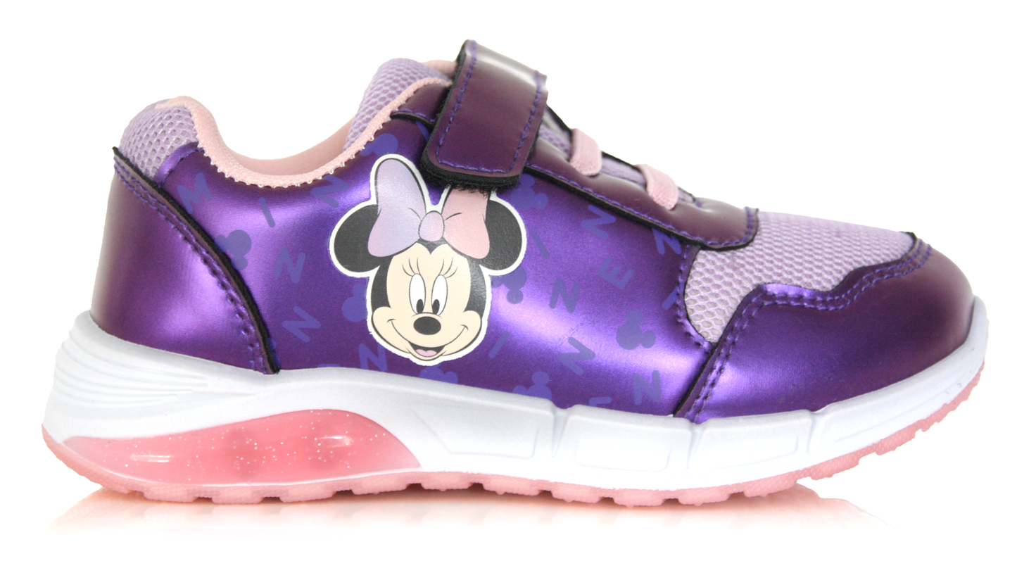 Basket Fille Minnie – Violet Métallisé