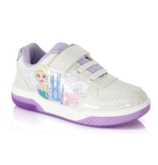 Baskets Fille Reine des Neiges Elsa Disney Scratch Violet & Blanche