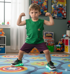 Basket Hulk Marvel Lumineuse Noir et verte