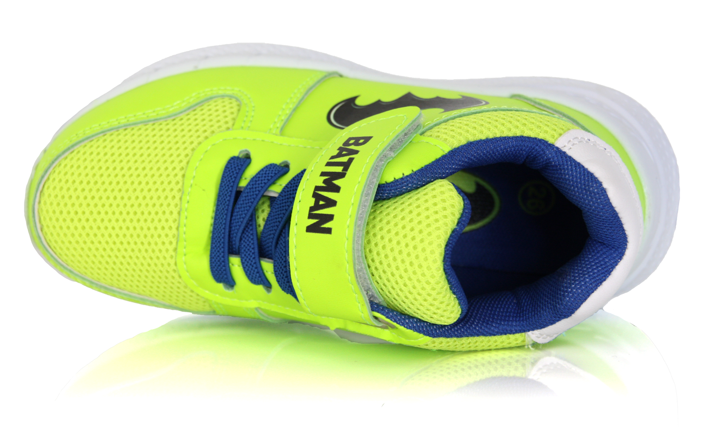 Baskets Enfant Batman jaune fluo