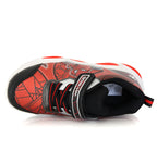 Baskets Spider-Man SpiderMan Noires & Rouges à Scratch LED du 25 au 33