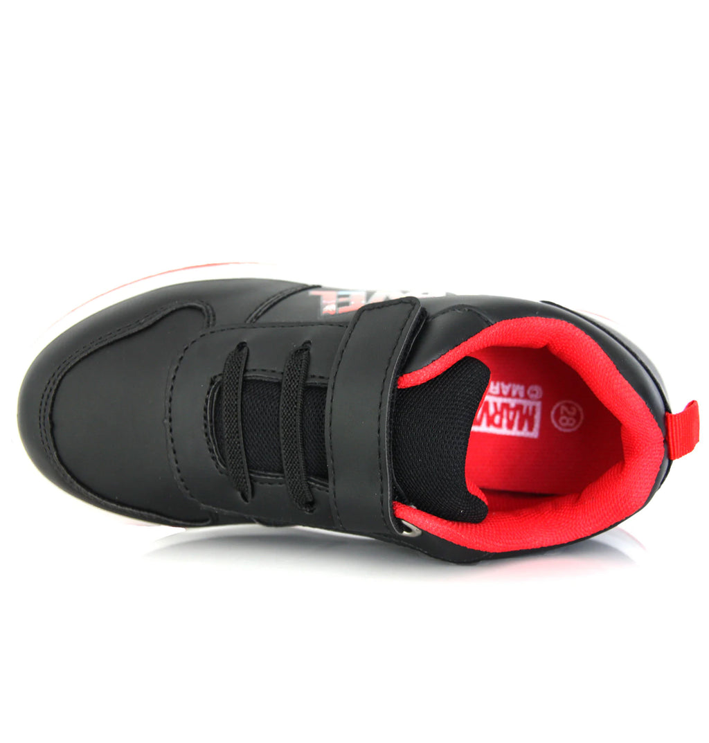 Baskets Enfant Marvel noir et rouge