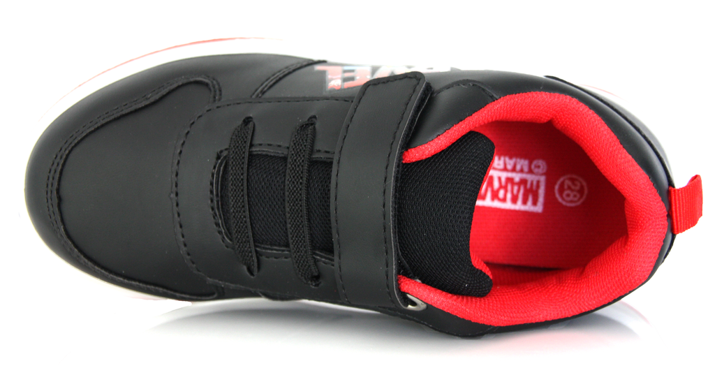Baskets Enfant Marvel noir et rouge