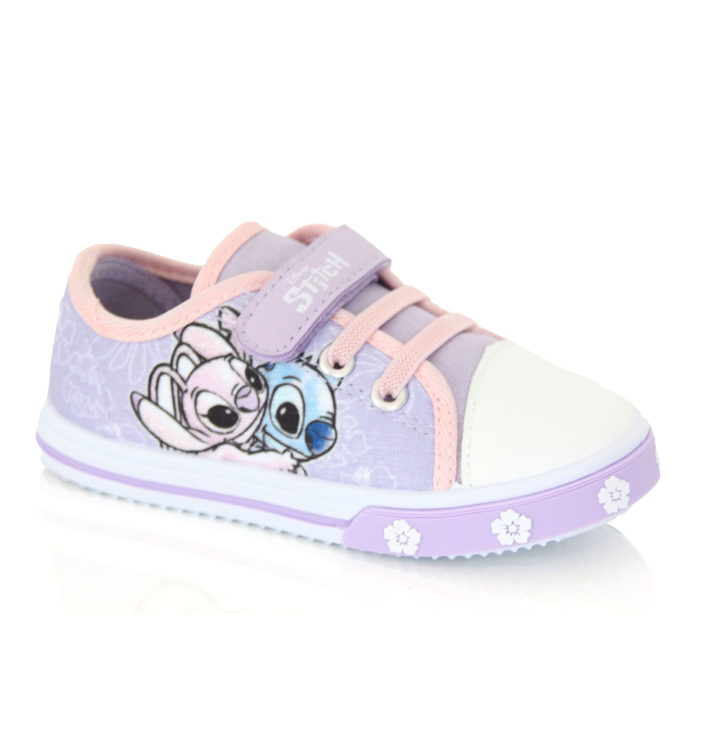 Baskets Basses Stitch Enfant Mauves du 20 au 25