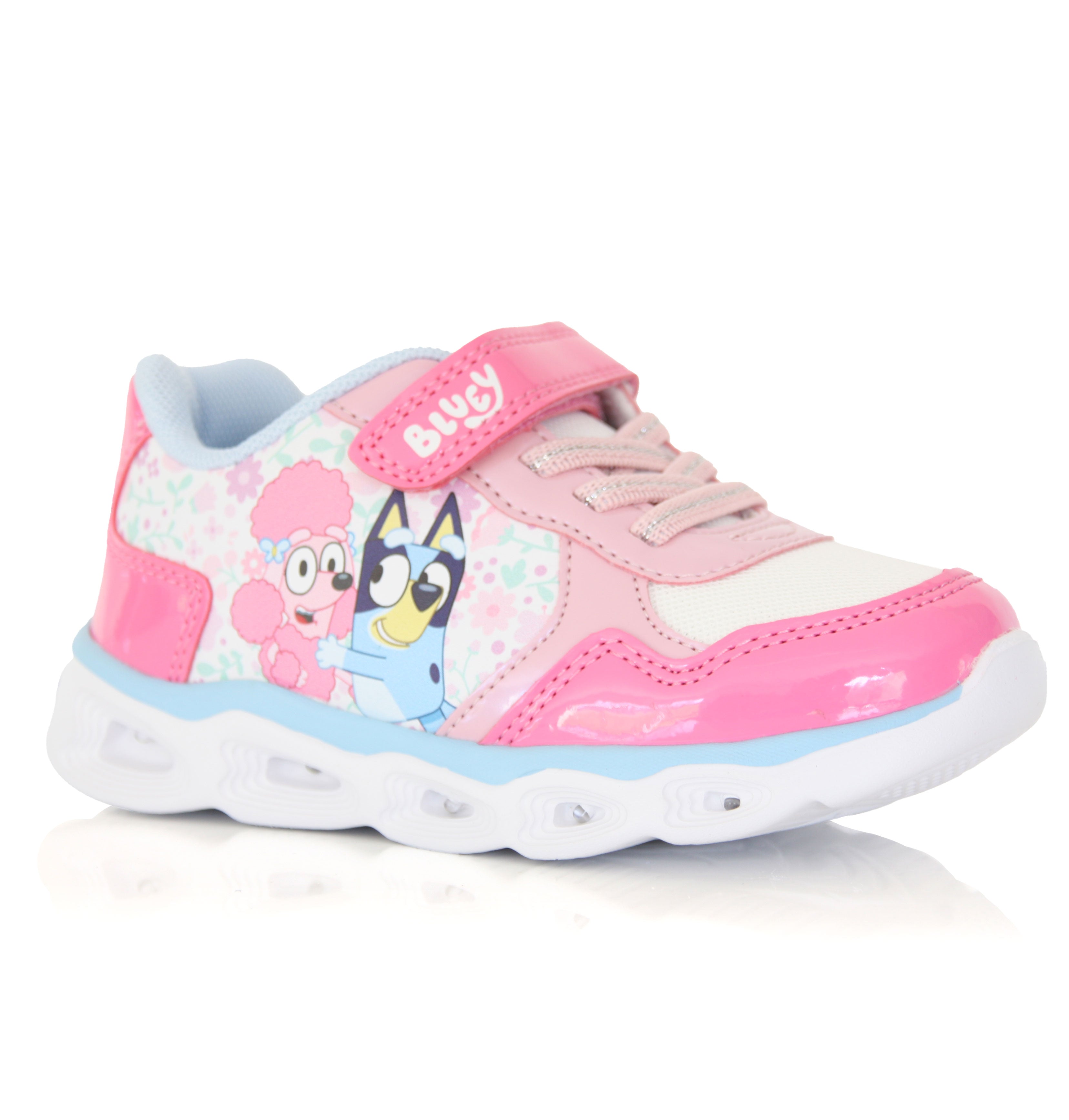 Baskets Bluey Fille Rose Lumineuses – Scratch Confort du 24 au 30 Image secondaire du produit