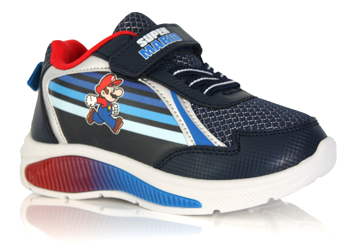 Baskets Enfant Super Mario bleue marine