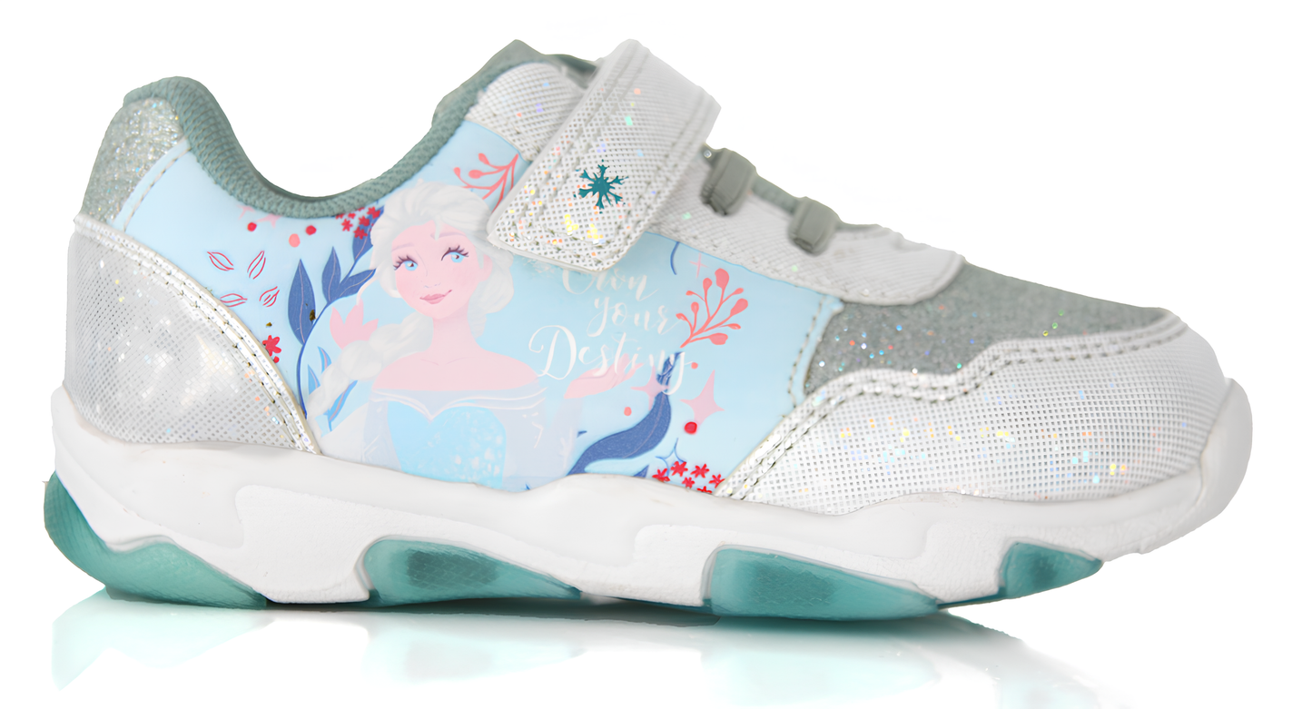 Baskets Fille Frozen Elsa Disney Turquoise