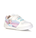 Baskets Fille Reine des Neiges Anna & Elsa blanche
