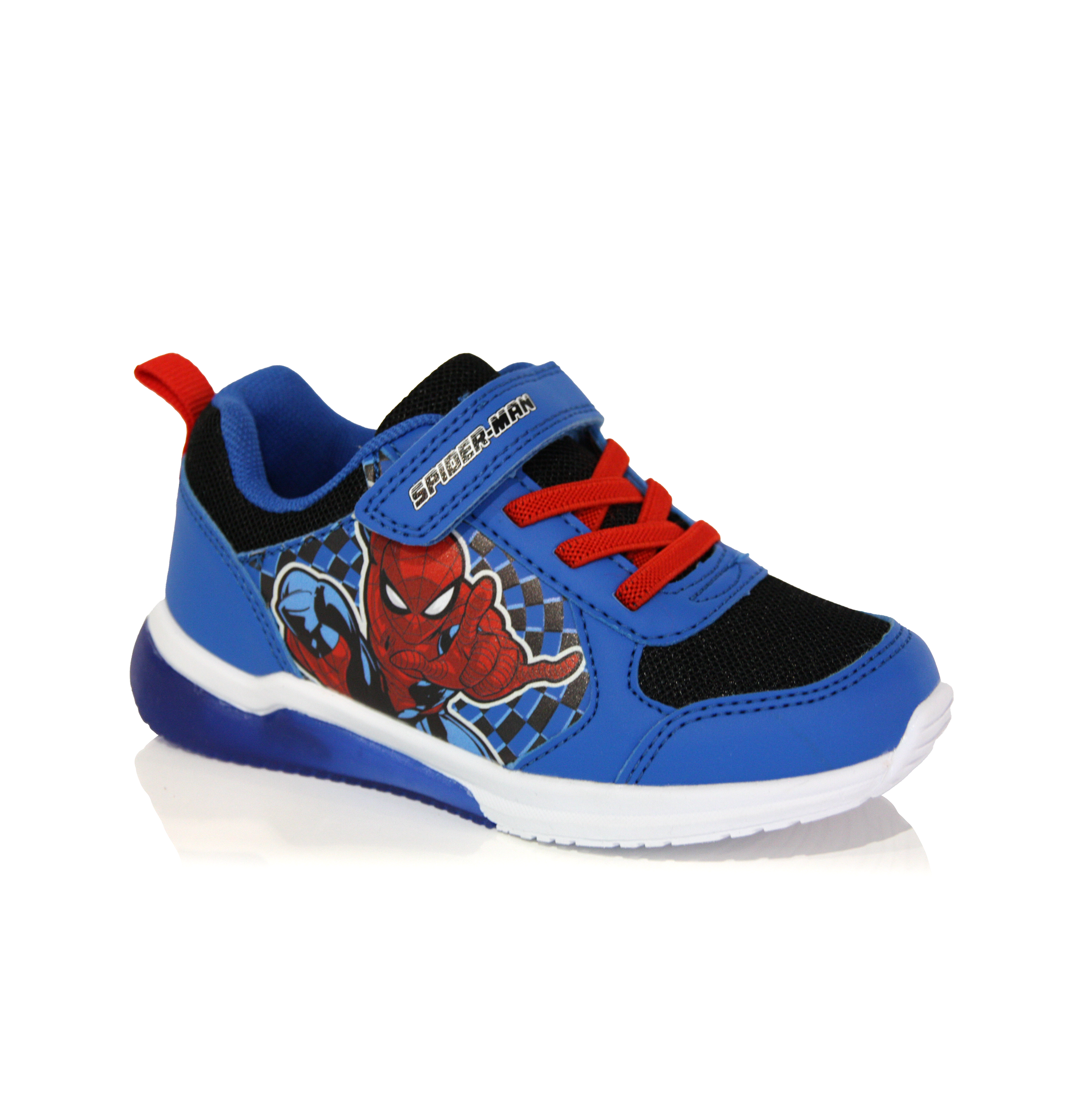 Baskets Enfant Spider-Man bleue