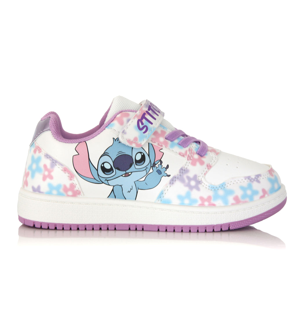 Baskets Enfant Stitch Disney Blanches & Pastel du 25 au 33