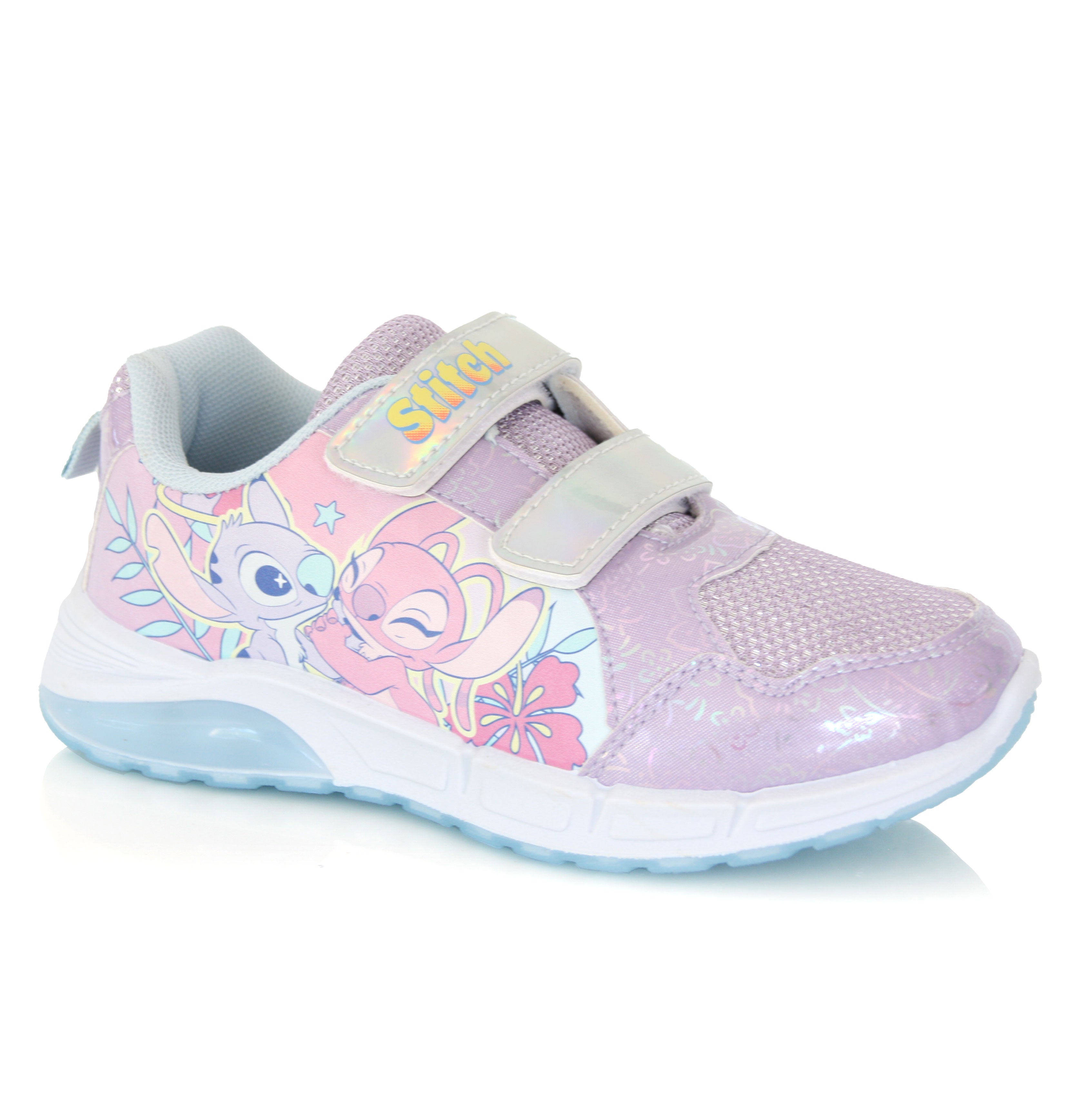 Baskets Stitch Fille Lumineuses Rose Scratch & Confort 24 au 32 Image secondaire du produit