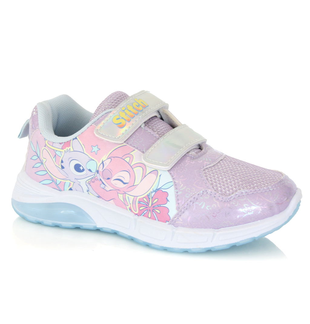 Baskets Stitch Fille Lumineuses Rose Scratch & Confort 24 au 32