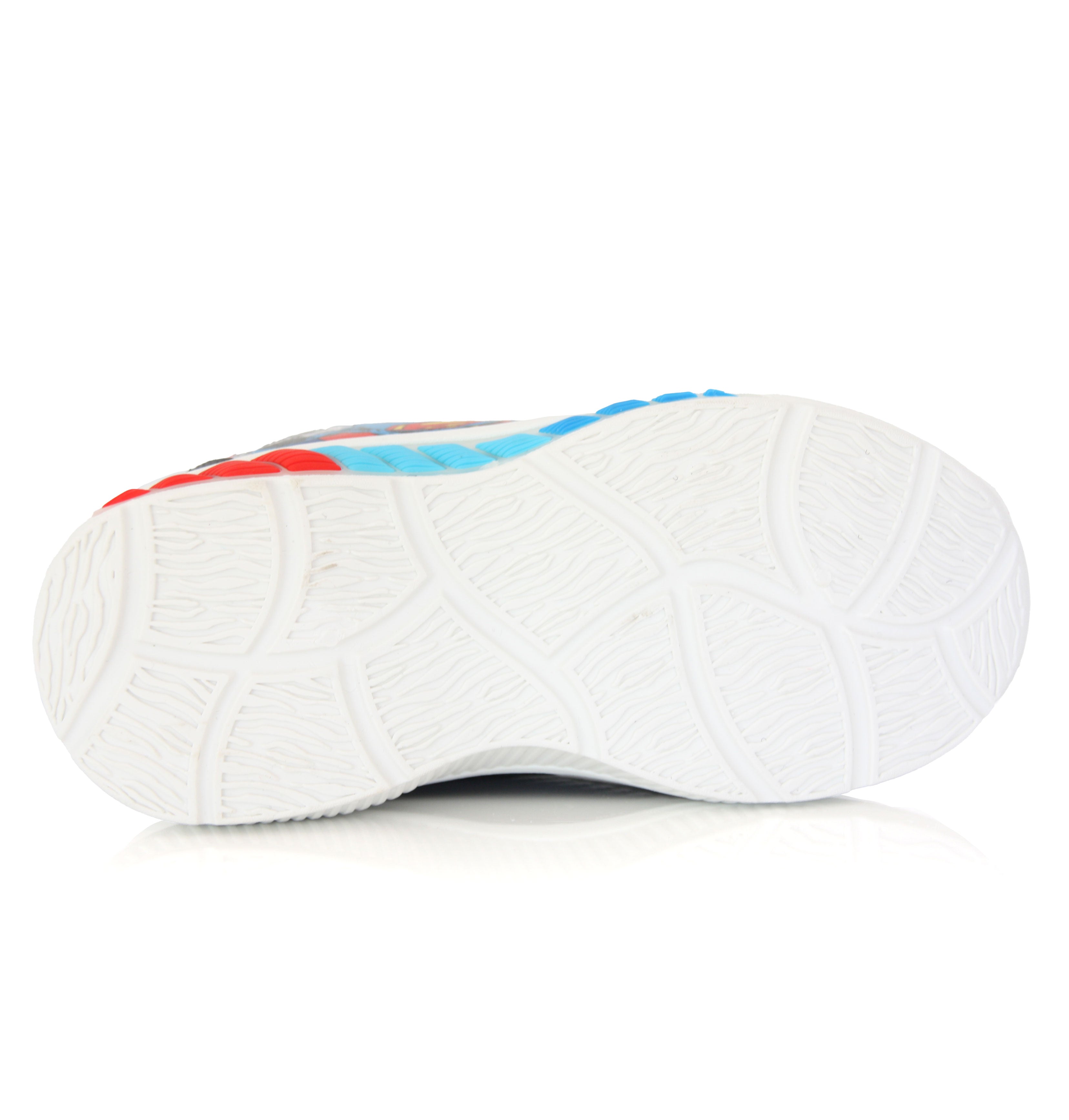 Baskets Superman Enfant Lumineuses Bleu Noir | Pointures 25 à 33