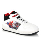 Baskets montantes Spider-Man blanches garçon 25 au 33